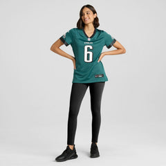 DeVonta Smith Philadelphia Eagles Women's Team Game Jersey Midnight Green | Nike for Sale