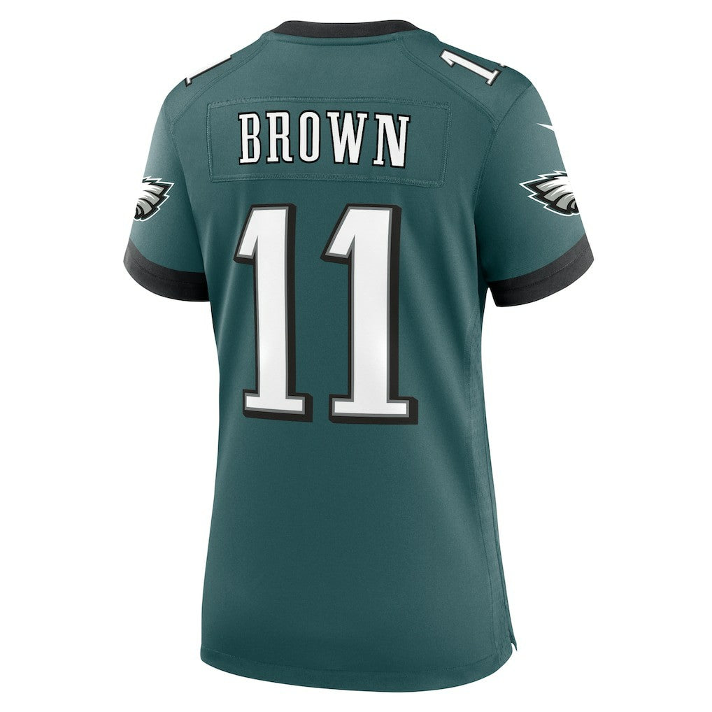 A.J. Brown Philadelphia Eagles Women's Team Game Jersey Midnight Green | Nike for Sale