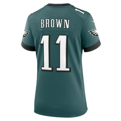 A.J. Brown Philadelphia Eagles Women's Team Game Jersey Midnight Green | Nike for Sale