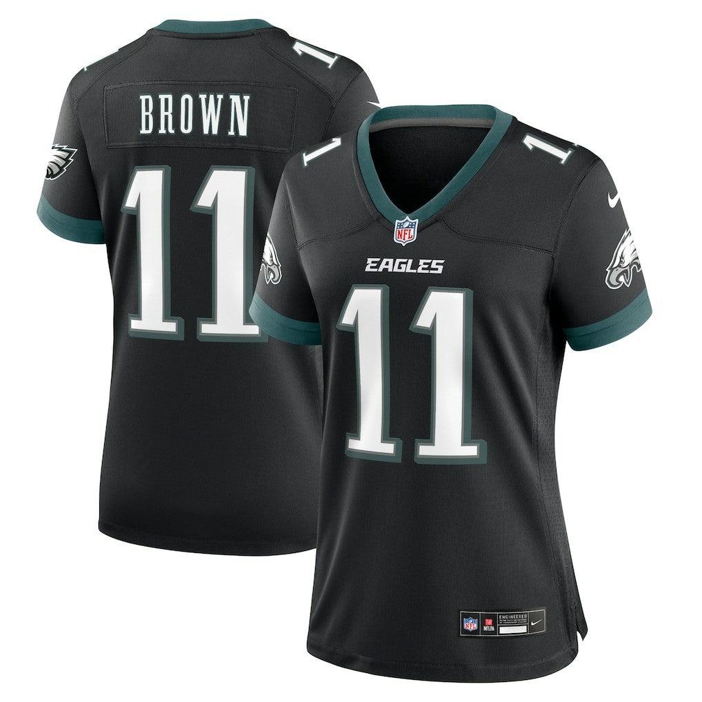 A.J. Brown Philadelphia Eagles Women's Alternate Game Jersey Black | Nike for Sale