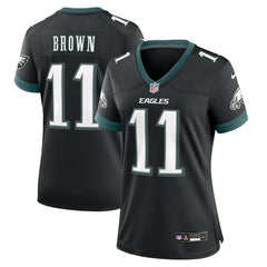 A.J. Brown Philadelphia Eagles Women's Alternate Game Jersey Black | Nike for Sale