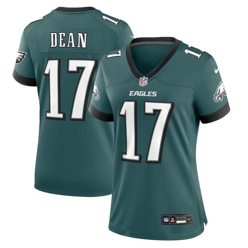 Nakobe Dean Philadelphia Eagles Women's Team Game Jersey Midnight Green | Nike for Sale