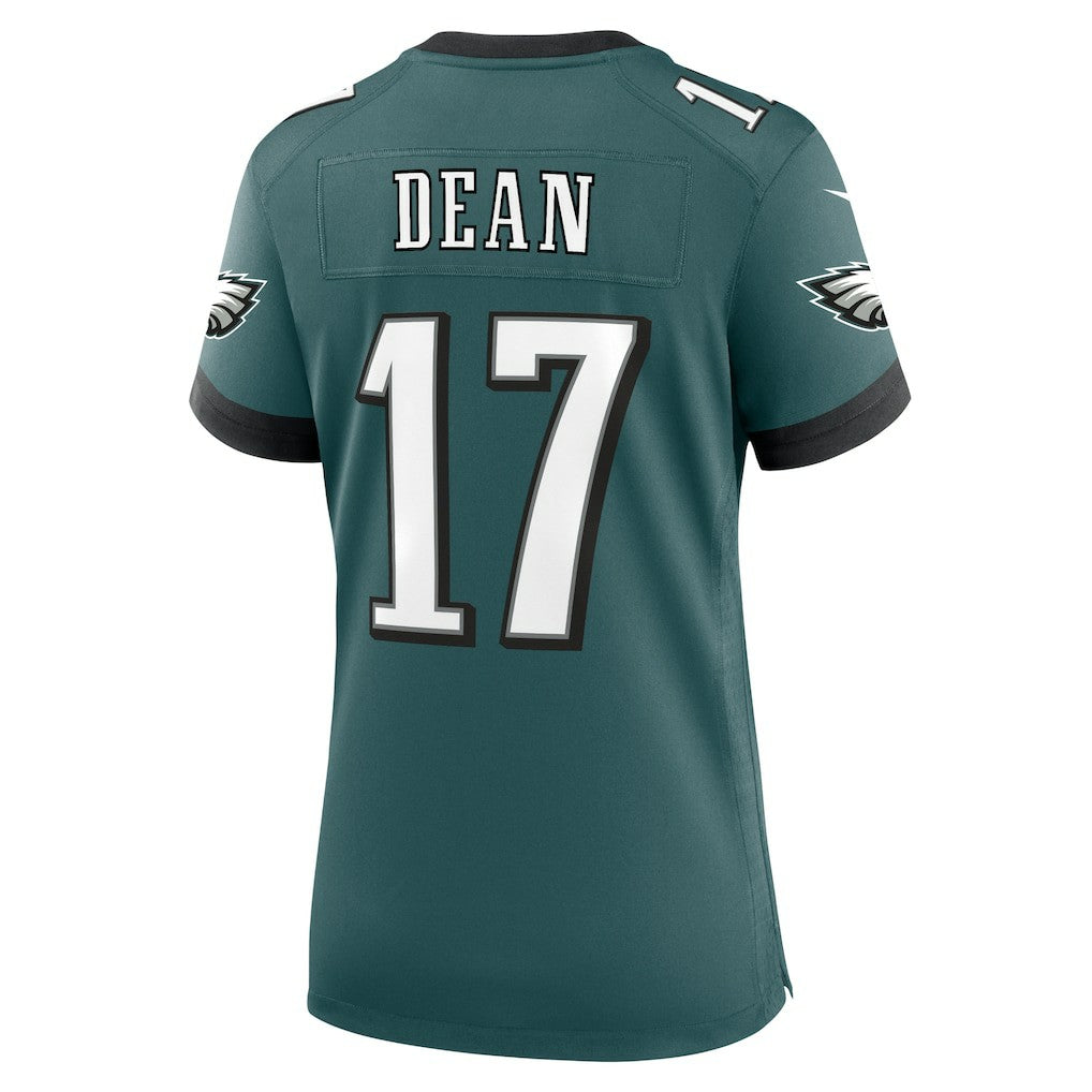 Nakobe Dean Philadelphia Eagles Women's Team Game Jersey Midnight Green | Nike for Sale