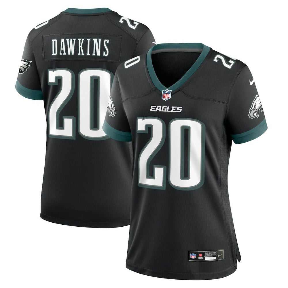 Brian Dawkins Philadelphia Eagles Women's Alternate Game Jersey Black | Nike for Sale