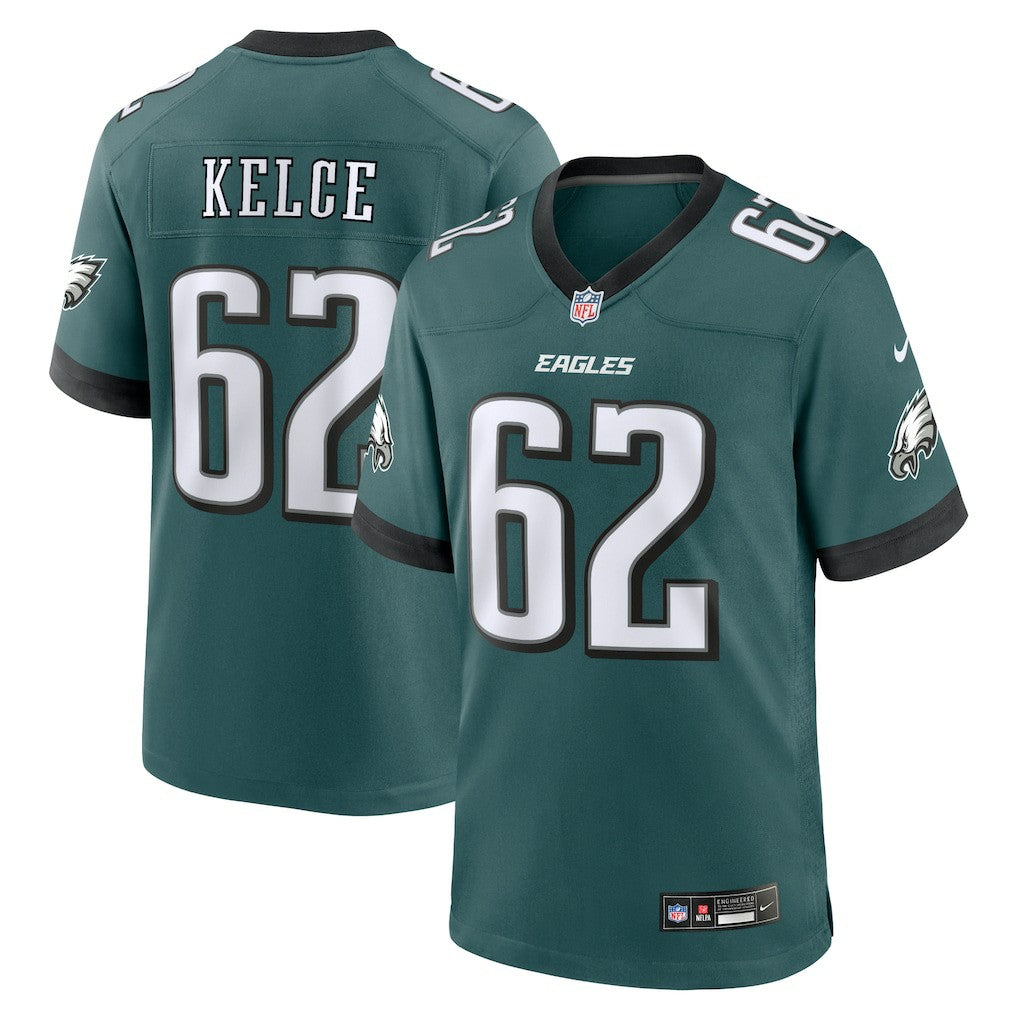 Jason Kelce Philadelphia Eagles Team Game Jersey Midnight Green | Nike for Sale