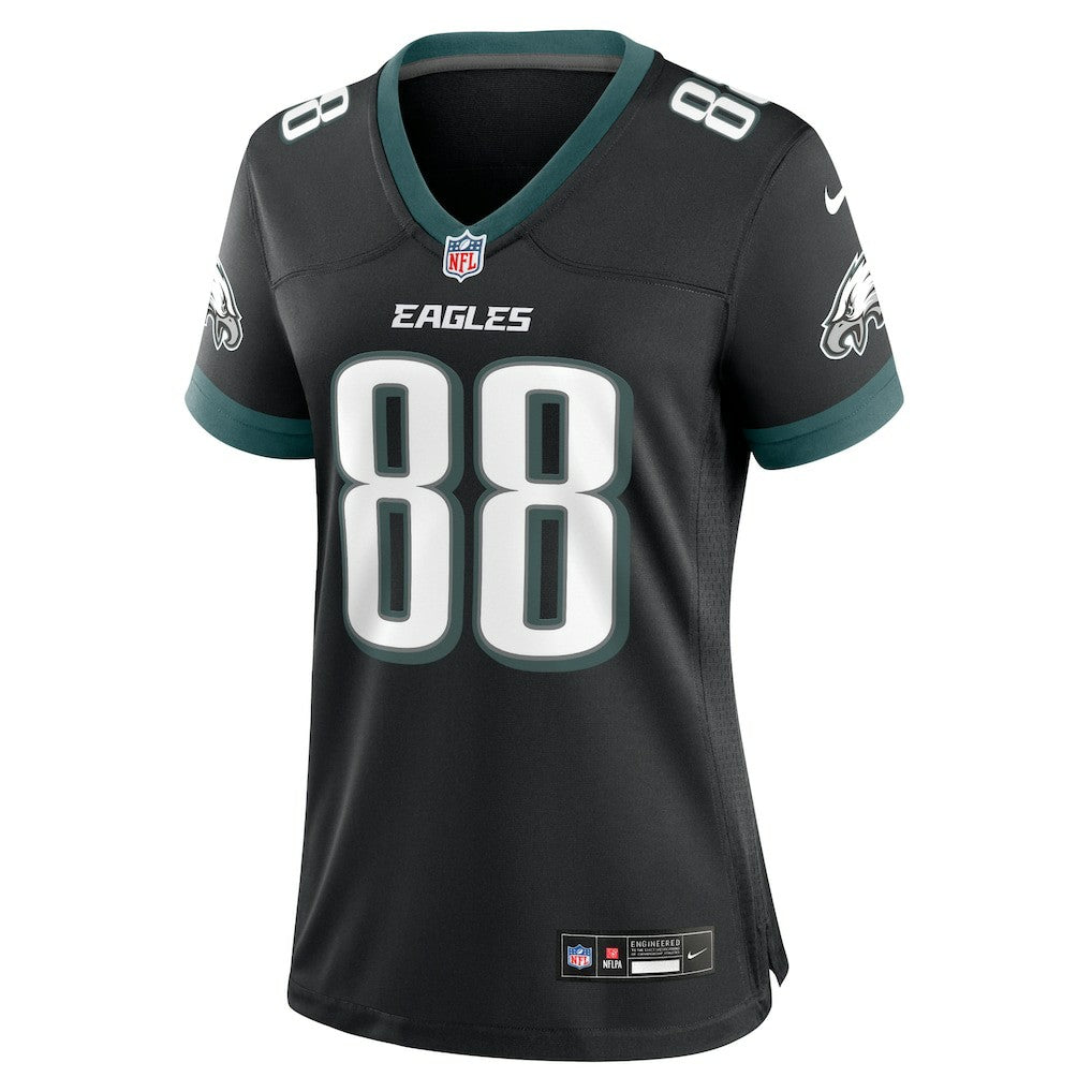 Dallas Goedert Philadelphia Eagles Women's Alternate Game Jersey Black | Nike for Sale