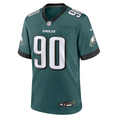 Jordan Davis Philadelphia Eagles Team Game Jersey Midnight Green | Nike for Sale