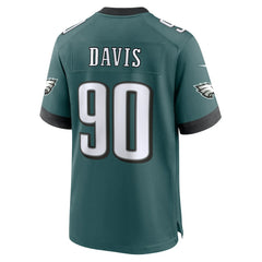 Jordan Davis Philadelphia Eagles Team Game Jersey Midnight Green | Nike for Sale