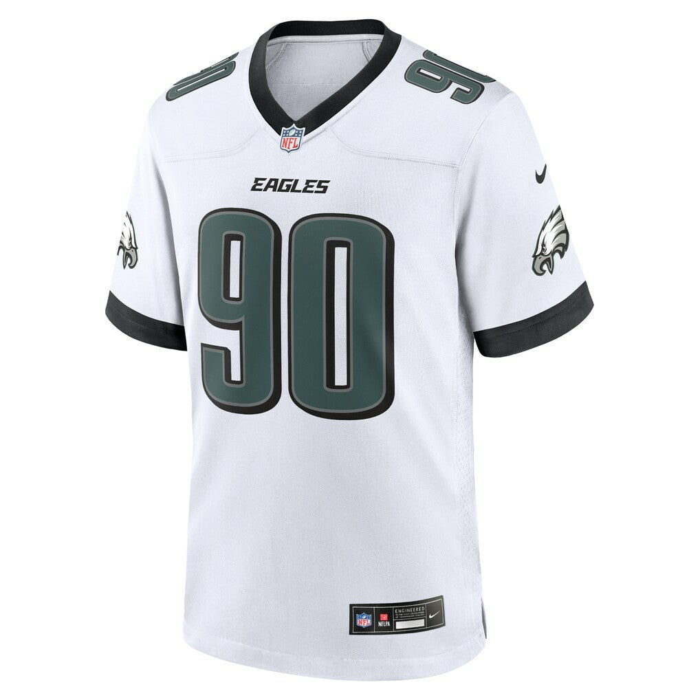Jordan Davis Philadelphia Eagles White Game Jersey White | Nike for Sale