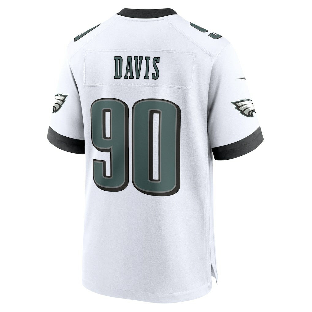 Jordan Davis Philadelphia Eagles White Game Jersey White | Nike for Sale