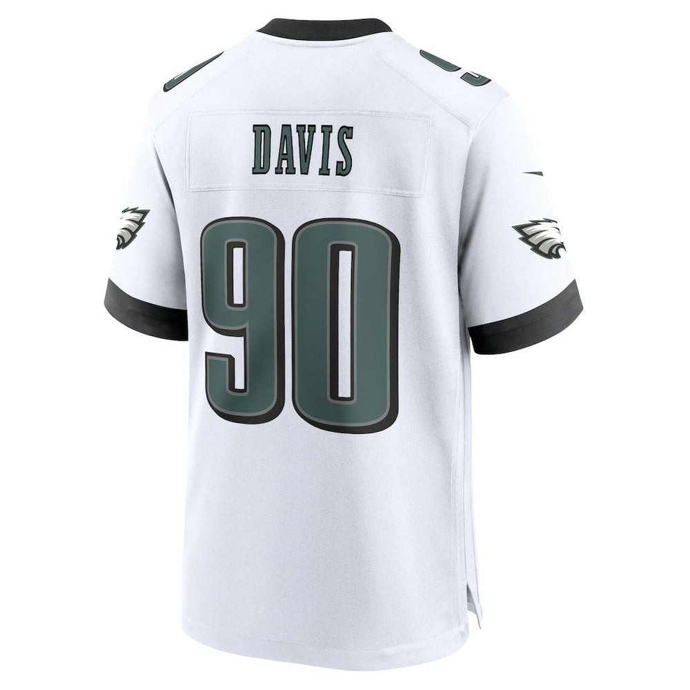 Jordan Davis Philadelphia Eagles White Game Jersey White | Nike for Sale