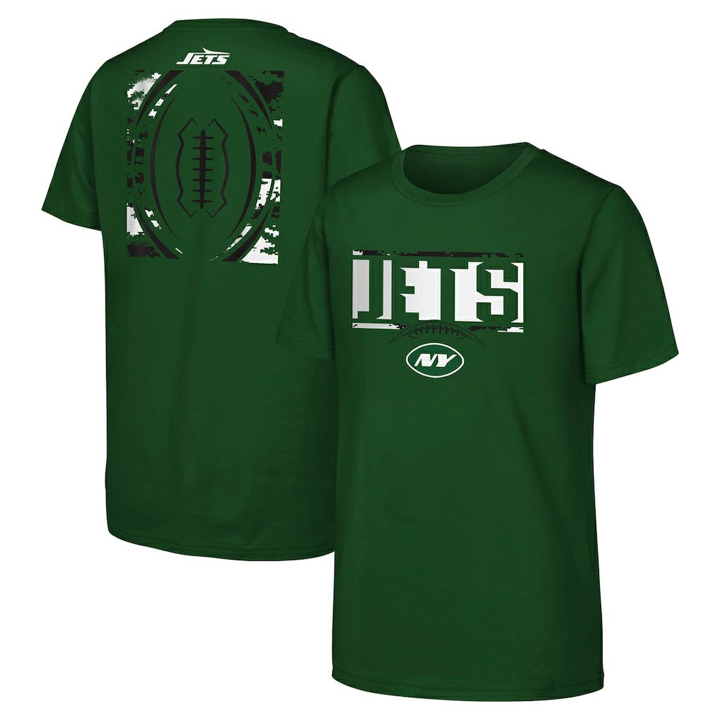 New York Jets Youth The Blitz T-Shirt Green | NFL
