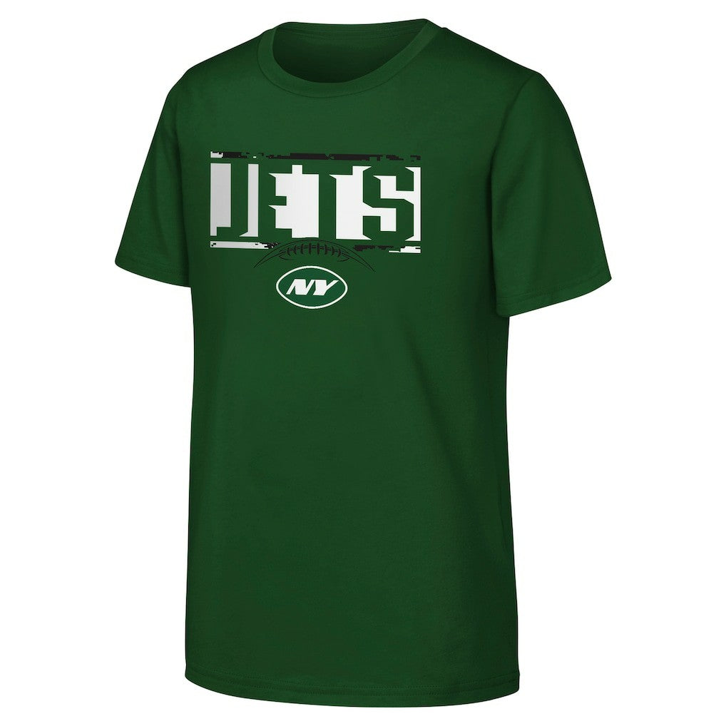 New York Jets Youth The Blitz T-Shirt Green | NFL
