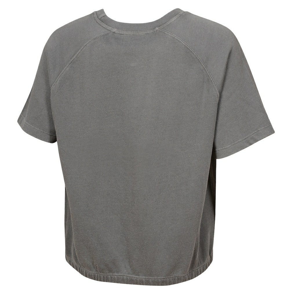 Kansas City Chiefs Women's Mineral Wash Short Sleeve Top Gray | NFL