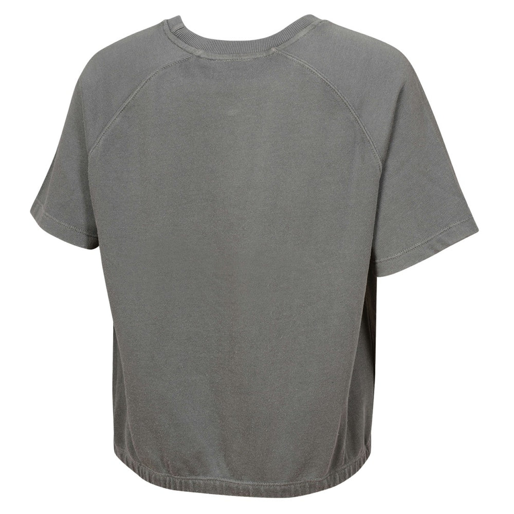Detroit Lions Women's Mineral Wash Short Sleeve Top Gray | NFL