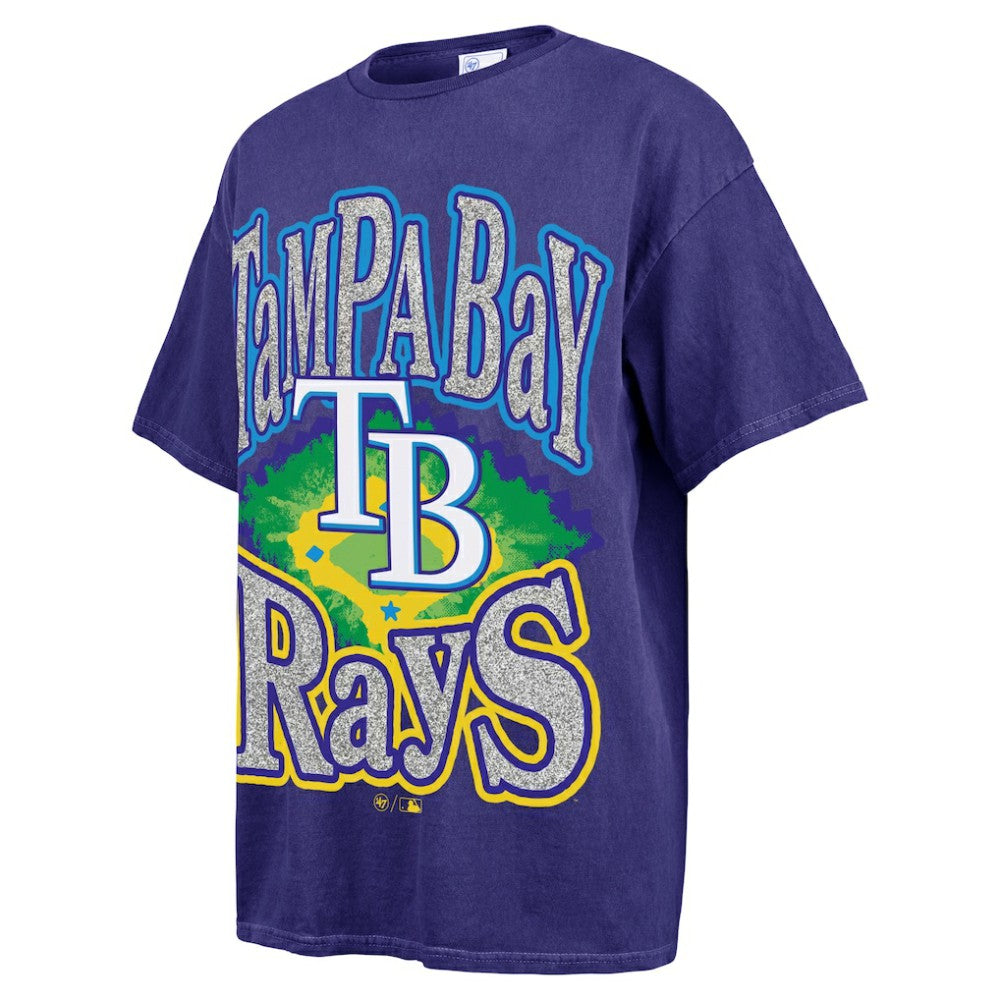 Tampa Bay Rays '47 Women's Flashing Lights Boyfriend T-Shirt - MLB