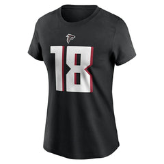 Kirk Cousins Atlanta Falcons Women's Player Name & Number T-Shirt Black | Nike for Sale