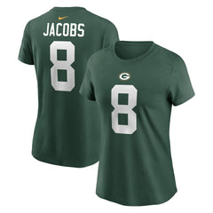 Josh Jacobs Green Bay Packers Women's Player Name & Number T-Shirt Green | Nike for Sale