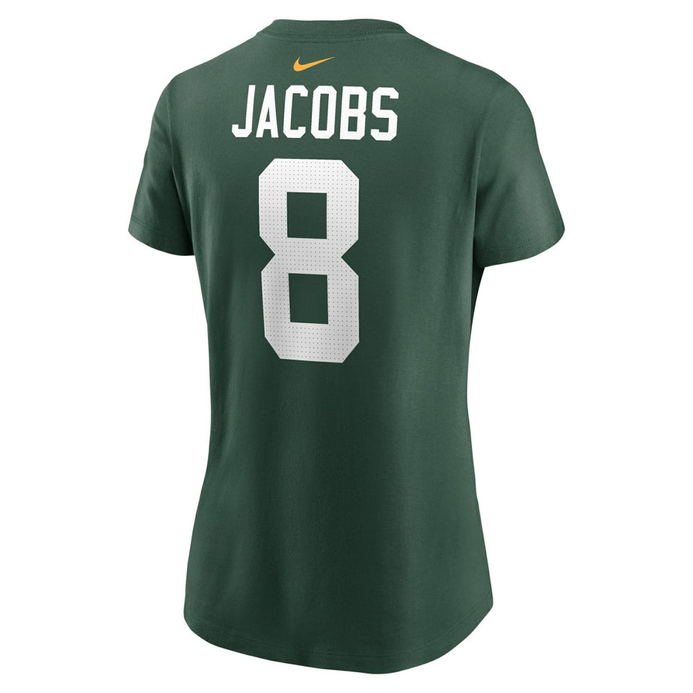 Josh Jacobs Green Bay Packers Women's Player Name & Number T-Shirt Green | Nike for Sale
