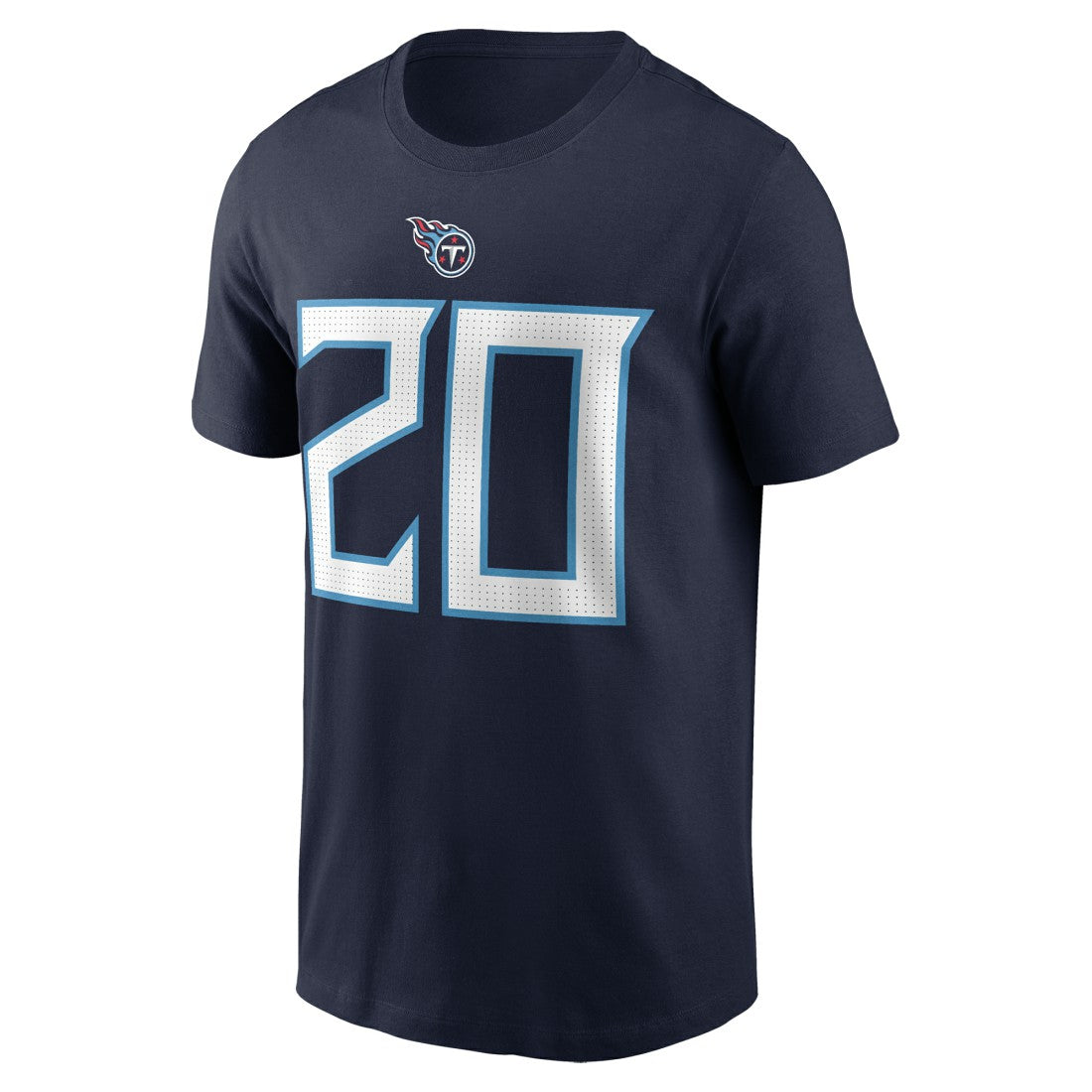 Tony Pollard Tennessee Titans Player Name & Number T-Shirt Navy | Nike for Sale