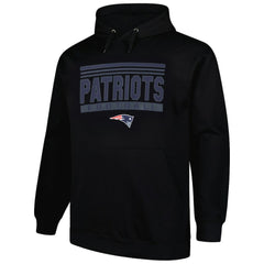 New England Patriots Big & Tall Pop Pullover Hoodie Black | Fanatics