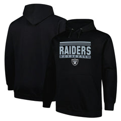 Las Vegas Raiders Big & Tall Pop Pullover Hoodie Black | Fanatics