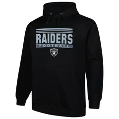 Las Vegas Raiders Big & Tall Pop Pullover Hoodie Black | Fanatics