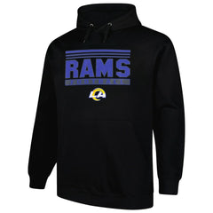 Los Angeles Rams Big & Tall Pop Pullover Hoodie Black | Fanatics