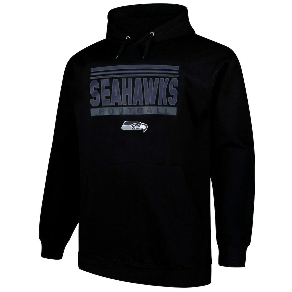 Seattle Seahawks Big & Tall Pop Pullover Hoodie Black | Fanatics