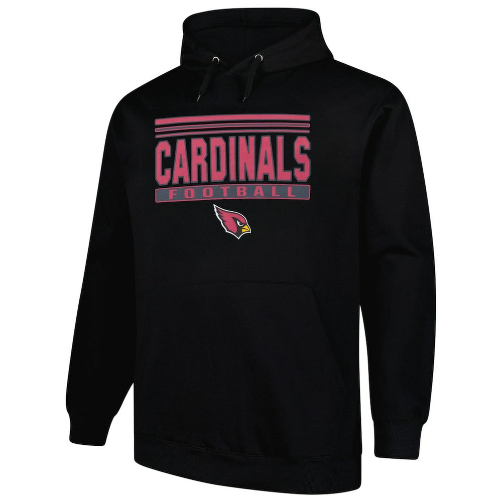 Arizona Cardinals Big & Tall Pop Pullover Hoodie Black | Fanatics