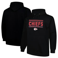 Kansas City Chiefs Big & Tall Pop Pullover Hoodie Black | Fanatics