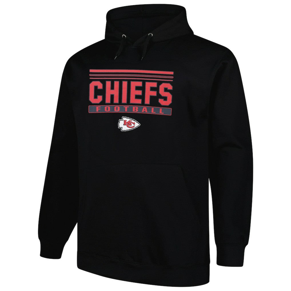Kansas City Chiefs Big & Tall Pop Pullover Hoodie Black | Fanatics