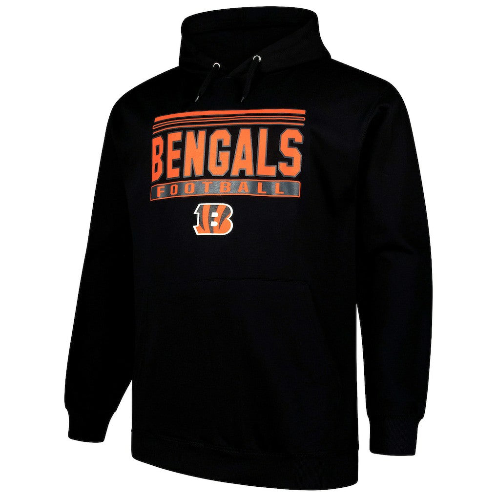 Cincinnati Bengals Big & Tall Pop Pullover Hoodie Black | Fanatics