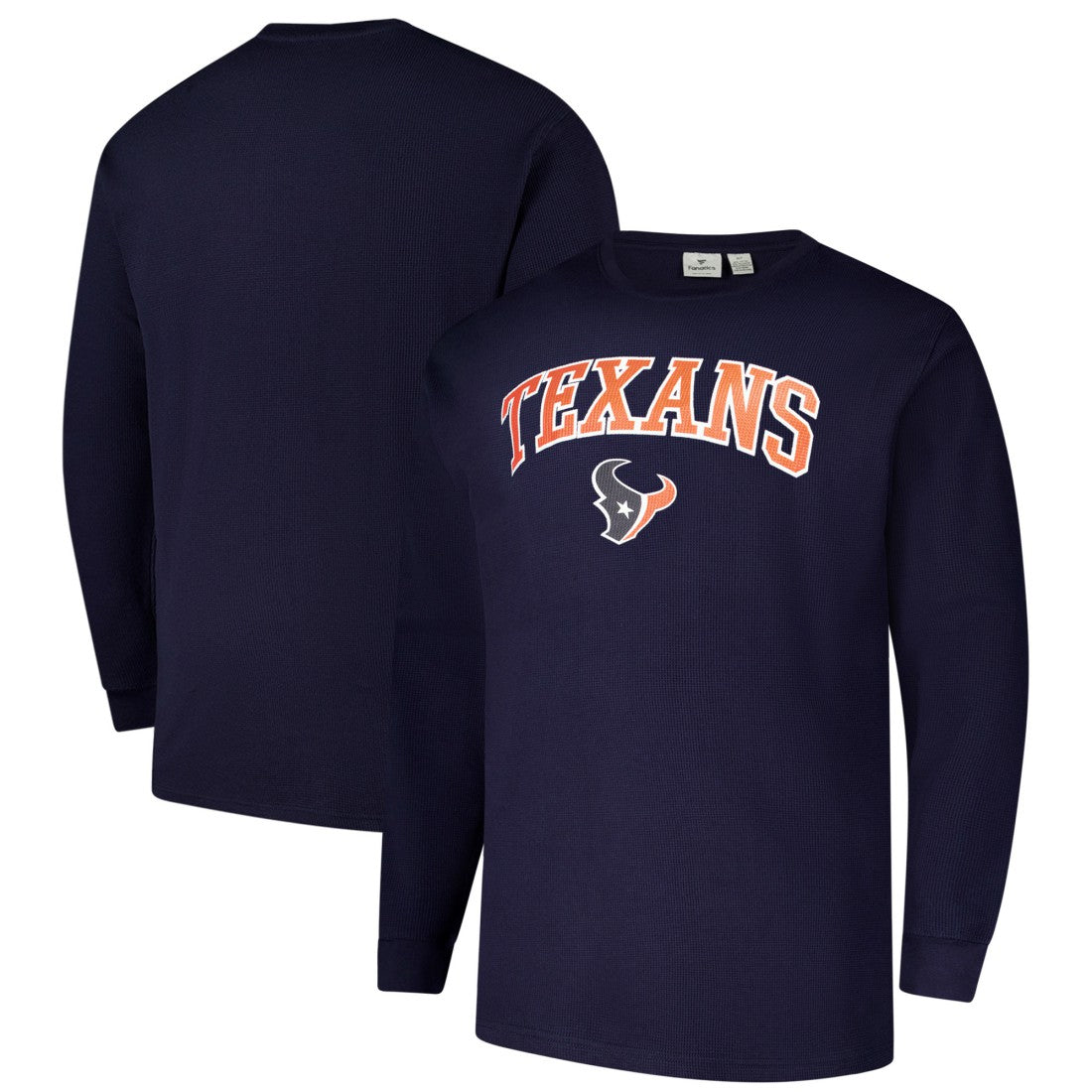 Houston Texans Big & Tall Thermal Long Sleeve T-Shirt Navy | Fanatics