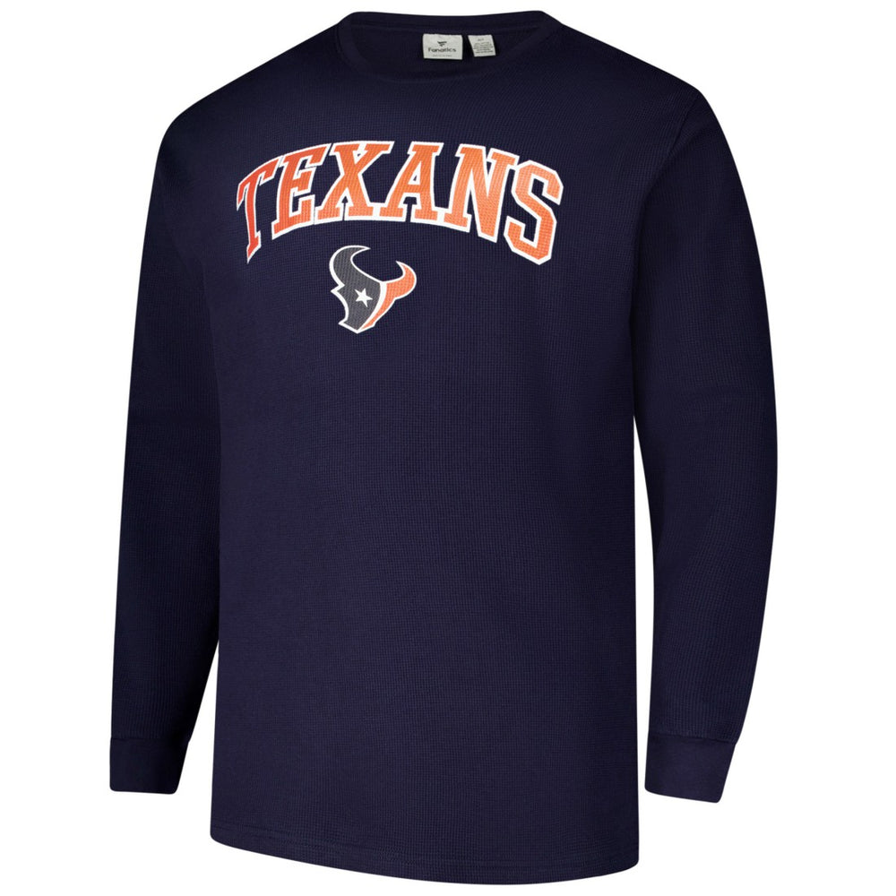 Houston Texans Big & Tall Thermal Long Sleeve T-Shirt Navy | Fanatics