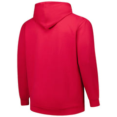 San Francisco 49ers Big & Tall Sleeve Hit Full-Zip Hoodie Scarlet | Fanatics