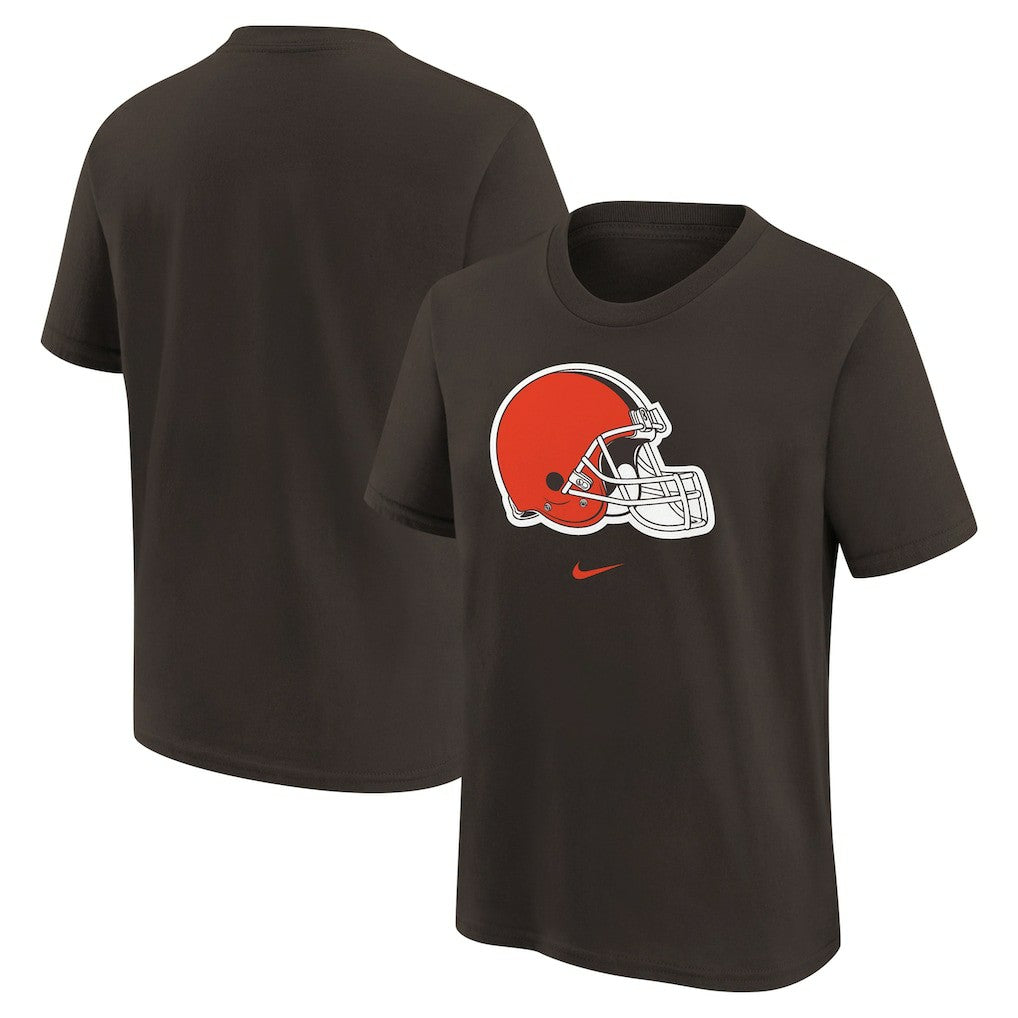 Cleveland Browns Youth Logo T-Shirt Brown | Nike for Sale