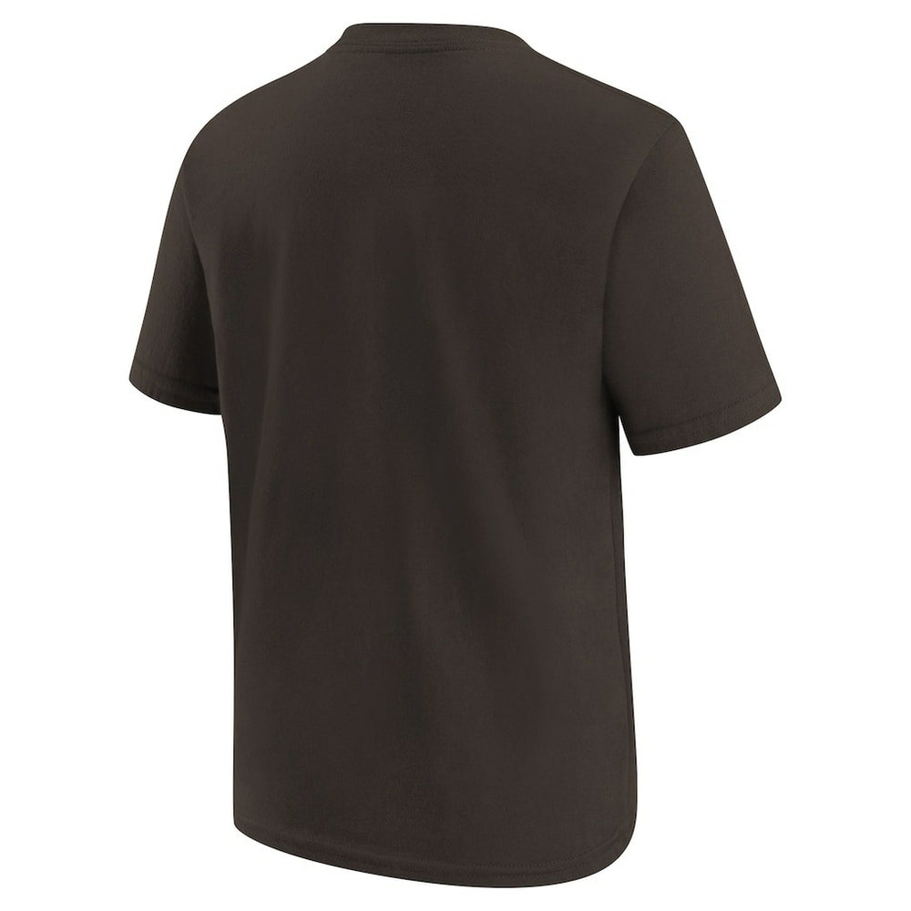 Cleveland Browns Youth Logo T-Shirt Brown | Nike for Sale