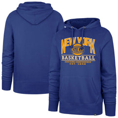 New York Knicks '47 Big & Tall Good Call Headline Pullover Hoodie Blue - NBA