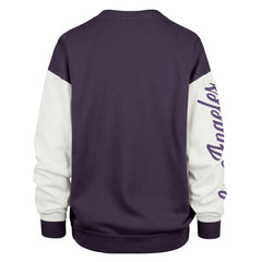 Los Angeles Lakers '47 Women's Plus Size Oversized Rise Andie Pullover Sweatshirt Purple - NBA