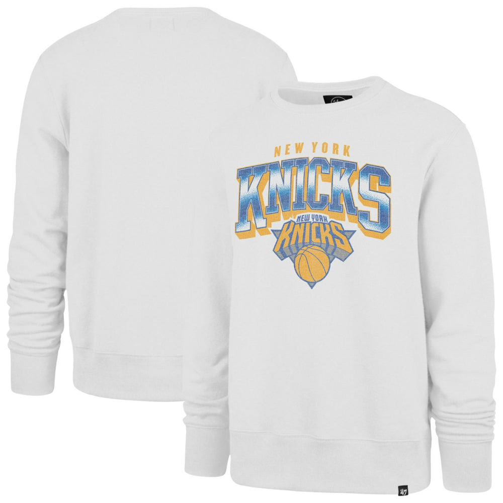 New York Knicks '47 Big & Tall Spotlight Headline Pullover Sweatshirt Cream - NBA