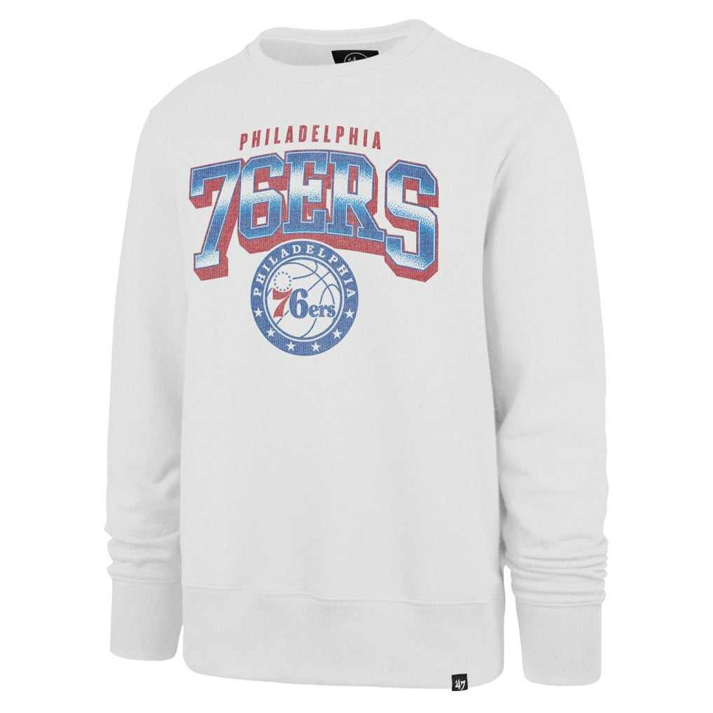 Philadelphia 76ers '47 Big & Tall Spotlight Headline Pullover Sweatshirt Cream - NBA