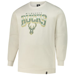 Milwaukee Bucks '47 Big & Tall Spotlight Headline Pullover Sweatshirt Cream - NBA