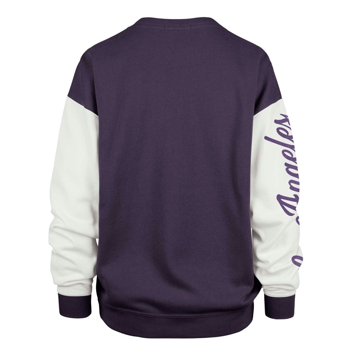 Los Angeles Lakers '47 Women's Rise Andie Pullover Sweatshirt Oversized Pullover Sweatshirt Purple - NBA