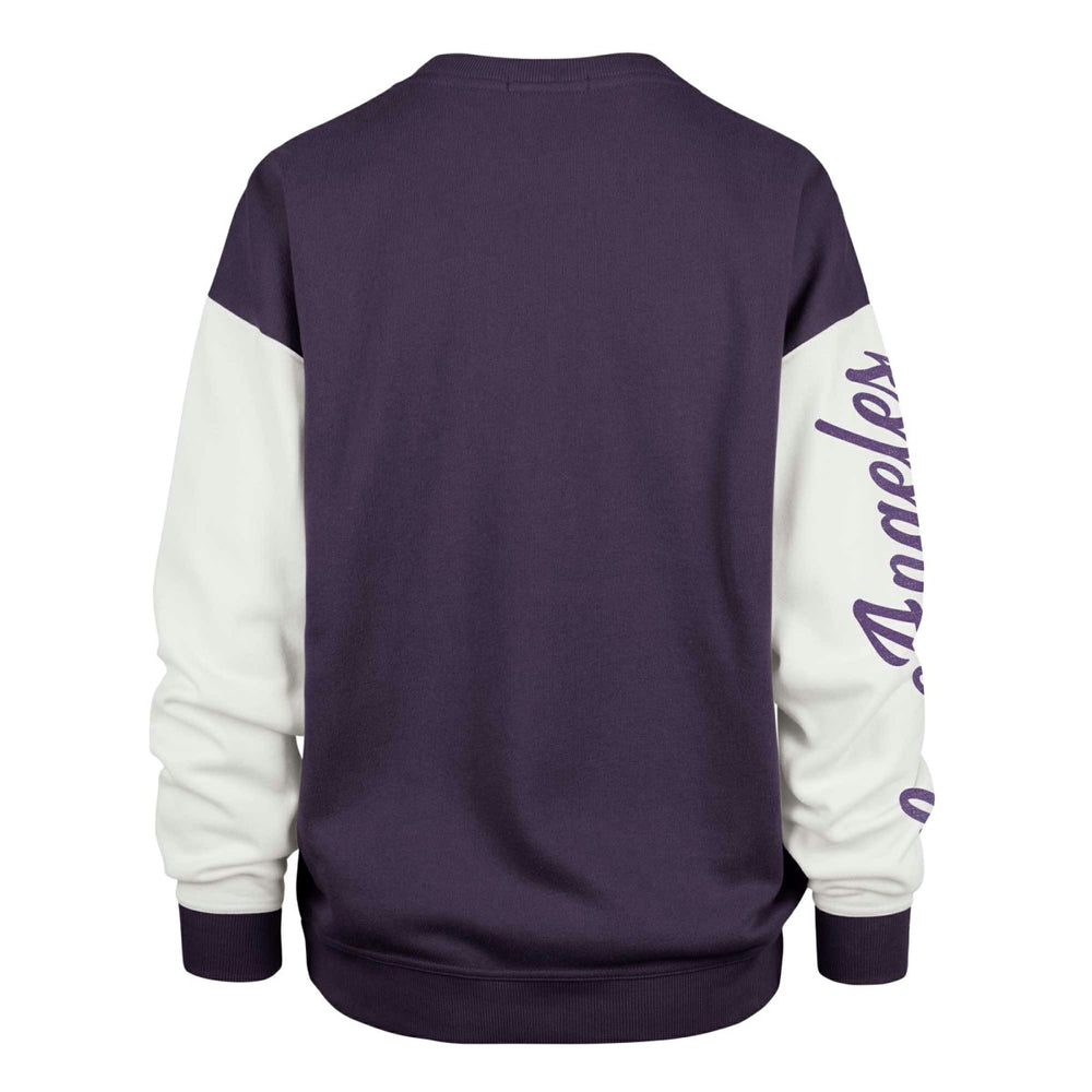 Los Angeles Lakers '47 Women's Rise Andie Pullover Sweatshirt Oversized Pullover Sweatshirt Purple - NBA