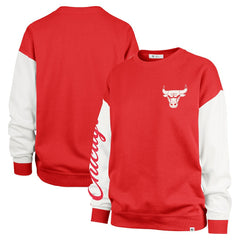 Chicago Bulls '47 Women's Rise Andie Oversized Pullover Sweatshirt Red - NBA