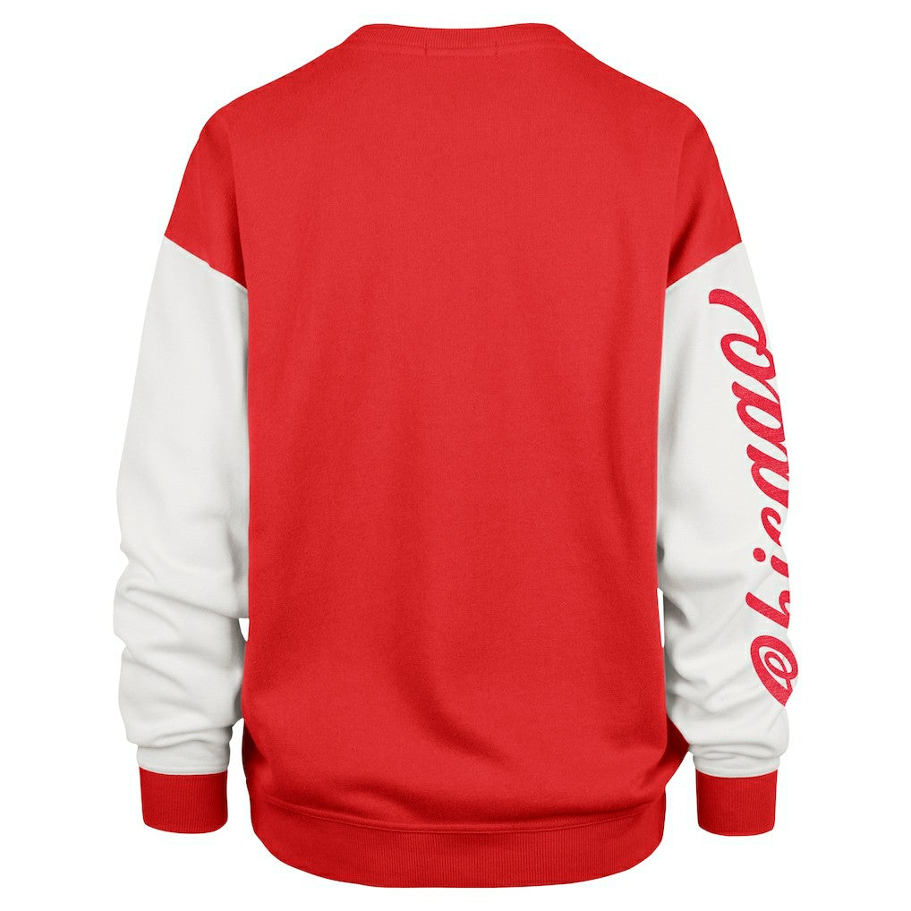 Chicago Bulls '47 Women's Rise Andie Oversized Pullover Sweatshirt Red - NBA