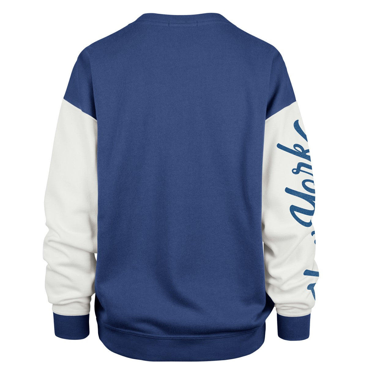 New York Knicks '47 Women's Rise Andie Oversized Pullover Sweatshirt Blue - NBA
