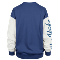 New York Knicks '47 Women's Rise Andie Oversized Pullover Sweatshirt Blue - NBA