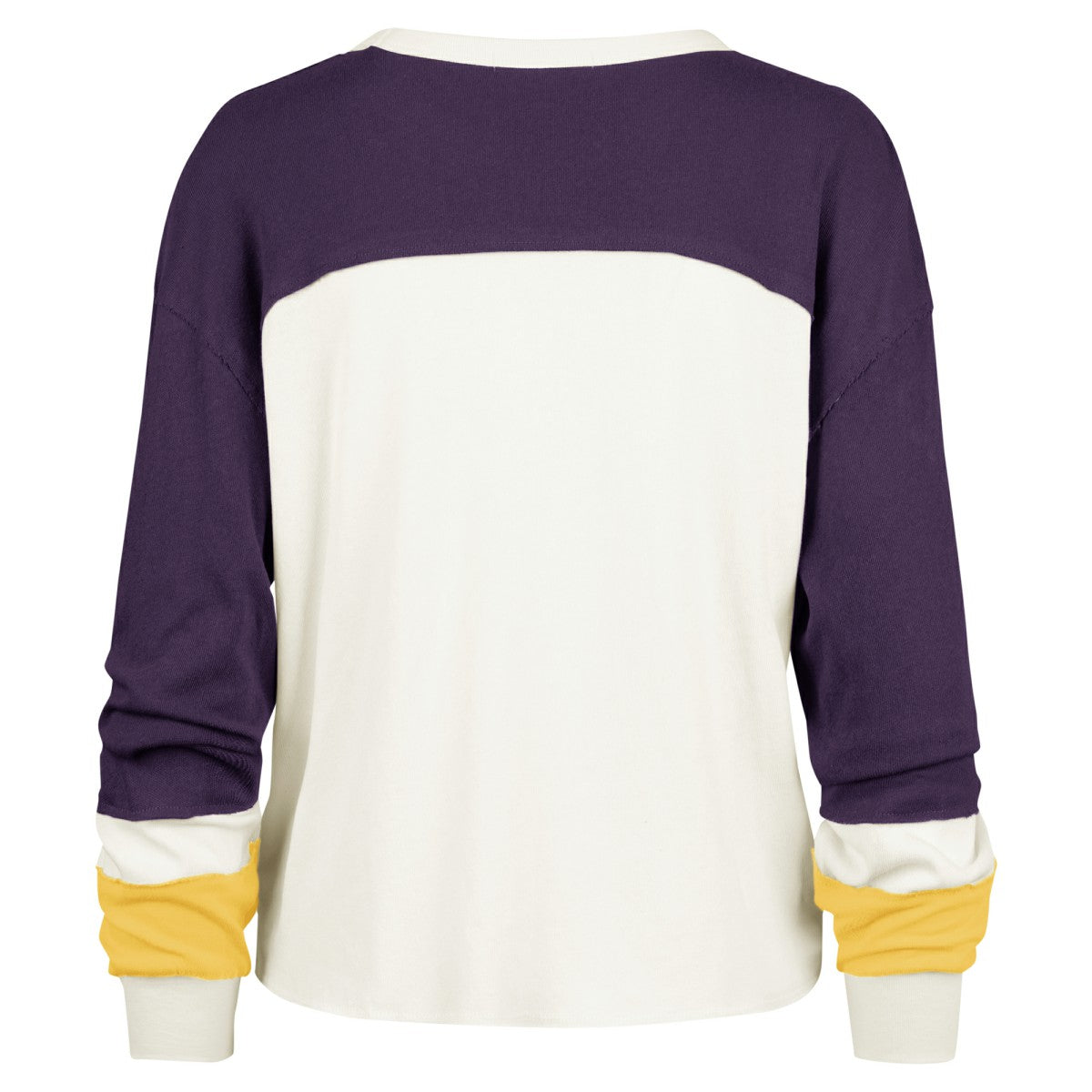 Los Angeles Lakers '47 Women's Curve Raglan Long Sleeve T-Shirt Cream - NBA